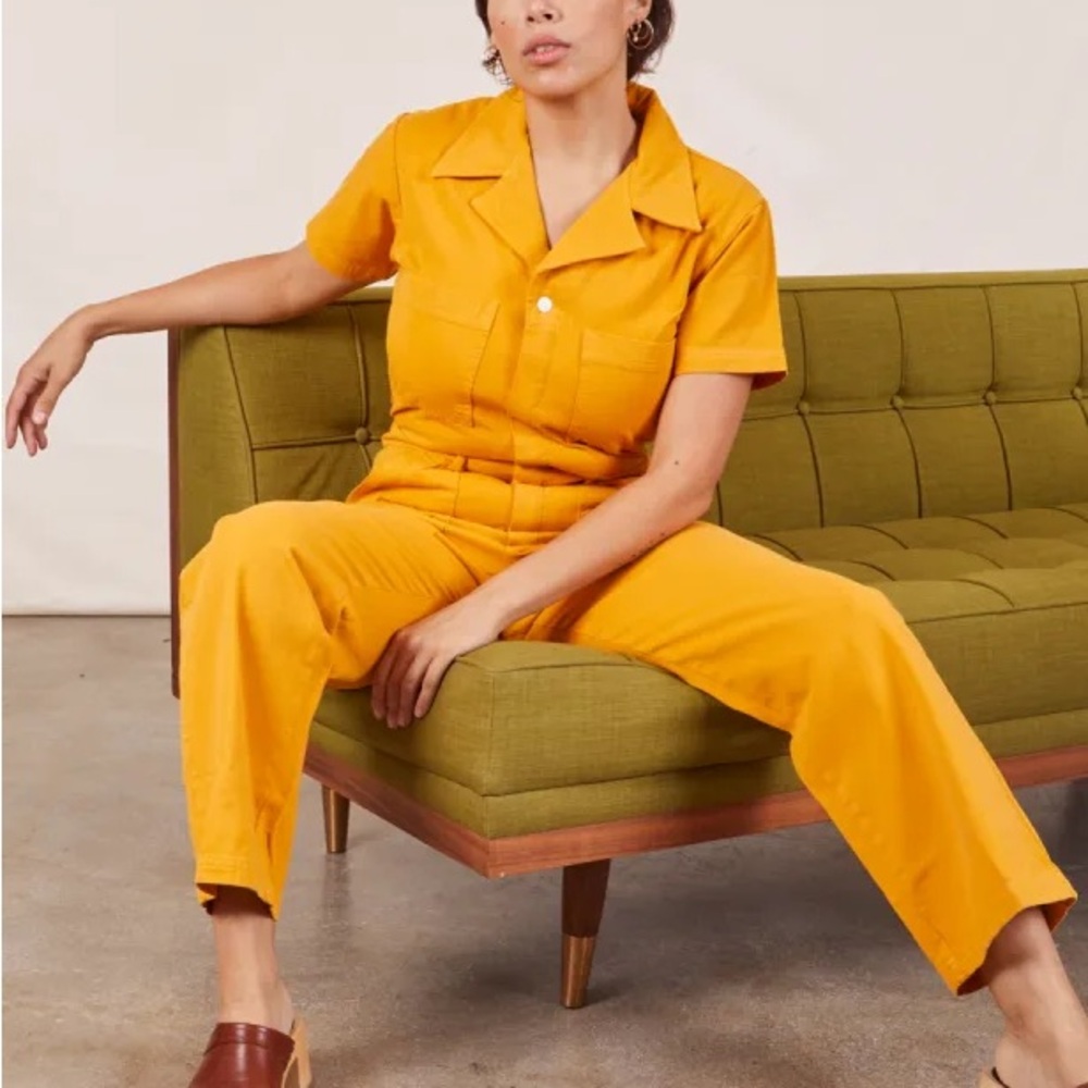 2XL Big Bud Press sunshine Yellow Short-Sleeve Jumpsuit